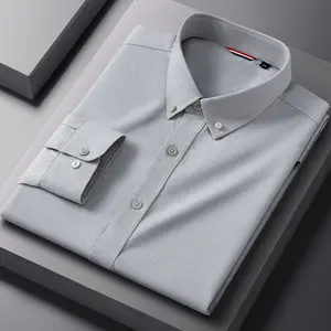 <strong>Linen</strong>-cotton Long Sleeve <strong>Shirts</strong> <strong>for</strong> <strong>Men</strong> Solid Color Casual Fashion Korean Popular Clothes - Product Image 6