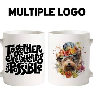 Tazas de Café de Cerámica al por Mayor de 11 oz con Logotipo Personalizado, Impresión por Sublimación, Diseño Navideño, para Hogar, Oficina, Fiestas - Product Image 2