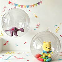 Ballons transparents de 26 pouces, grands, pré-étirés, à col large, pour la création de fleurs ou de bulles, pour la décoration de fêtes, ballons Bobo transparents à col large
