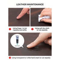 Contactos de cuero genuino con ranura para bolígrafo, sublimación ergonómica, alfombrilla de ratón de Oficina Creativa personalizada