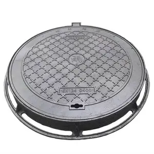 Factory Supply OEM Customized Square Round 400kn 60x60 Round Cast Iron C250 EN124 D400 DN700 Iron Manhole Cover