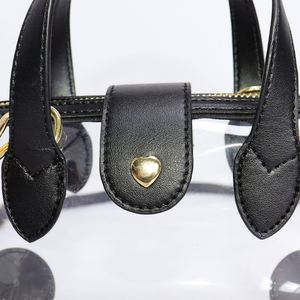 Custom DIY Portable Women's Zipper Waterproof Crossbody <b>Bag</b> <b>Clear</b> PVC Mini Tote Shoulder Messenger <b>Bag</b> Fashionable <b>Travel</b> - Product Image 2