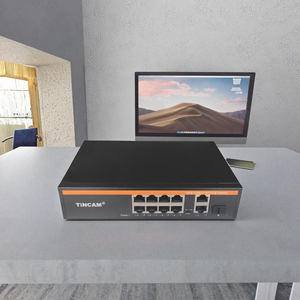 24-Port <span class=keywords><strong>10</strong></span>/<span class=keywords><strong>100M</strong></span> PoE Gigabit <span class=keywords><strong>Ethernet</strong></span> mạng chuyển đổi 2 SFP quang uplink 400 Wát Hệ thống an ninh công suất cao <span class=keywords><strong>SNMP</strong></span> chức năng 4 gam - Product Image 6