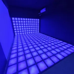 Jeu pour enfants Floor Dance Projecteur LED Grid Floor LED Game avec contrôleur