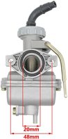 Carburateur JH70 PZ20 pour Baja 50cc 70cc 90cc 110cc 125cc 110B NST SunL Quad chinois 4 temps ATV 4 roues Go Kart Dirt Bike