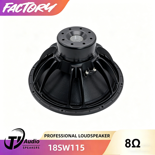 18 Inch LF Driver 3400W Neodymium Subwoofer Professional Audio System PA Speaker Unit 32-1500Hz Freq Response 8Ohm Aluminium