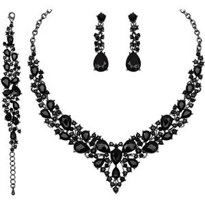 Set di gioielli in strass di cristallo classico stile austriaco - Product Image 3