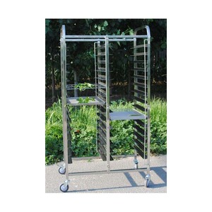 Carrello per Panetteria in Acciaio Inox da 12 a <span class=keywords><strong>32</strong></span> Vassoi, 60 X 40 <span class=keywords><strong>cm</strong></span>, Carrello Porta Teglie - Product Image 4
