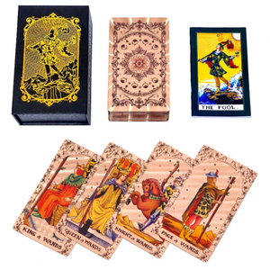 Kit Completo de Lectura de <span class=keywords><strong>Tarot</strong></span> Familiar con 78 Cartas <span class=keywords><strong>y</strong></span> Guía de 200 Páginas - Manual a Todo Color con Lámina Dorada para Aprender a Leer el <span class=keywords><strong>Tarot</strong></span> - Product Image 6