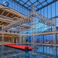 Carrusel para parque de atracciones al aire libre, marco de hierro, concierto, soporte para Dj, escenario, techo ligero, armazón de aluminio para eventos