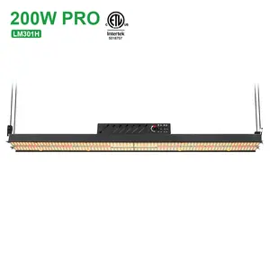 2021 hot sale waterproof Samsung lm301h 3000K 5000K Red Far red uv ir 200w single micro led grow smart light bar