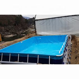 <span class=keywords><strong>Piscine</strong></span> gonflable commerciale en PVC, <span class=keywords><strong>piscine</strong></span> à cadre métallique rectangulaire à vendre - Product Image 2