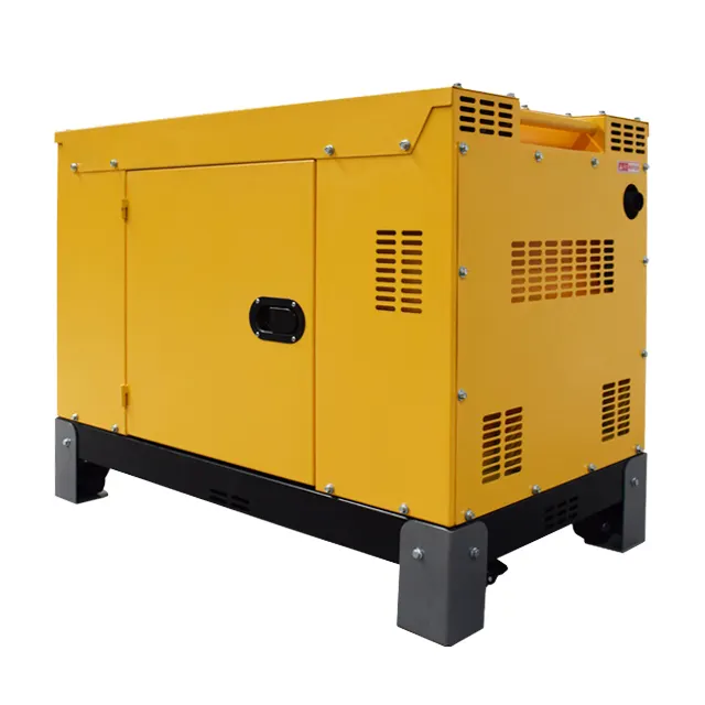 Brand New 10000W 10Kw Diesel Powered Generator With Enclosure Shipped by Sea 