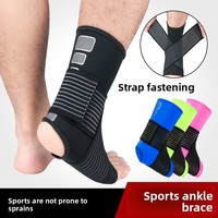 Attelle de cheville de sport à compression en néoprène SBR avec coutures à quatre aiguilles pour le soutien du pied et de la cheville en extérieur