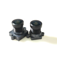 OKSEE OKS-3620-A4 Lente Panorámica M12 de 160° 1.96mm F2.0 Enfoque Manual IP69 Impermeable para CCTV de Coche 360° y Cámara de Seguridad de 2MP