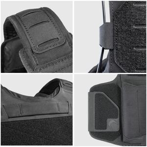 Gilet tactique fin pour opérations spéciales, léger, 1000D, noir, équipement, porte-plaque de sécurité lesté, gilet tactique - Product Image 3