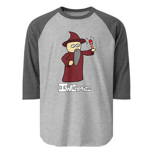 Camisa raglán de manga 3/4 para hombre Red Wizard - Product Image 1