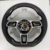 Volant sport en cuir Porsche de haute qualité, Plug & Play pour Macan Panamera Taycan Cayenne Cayman 718 911 918 991 981 987