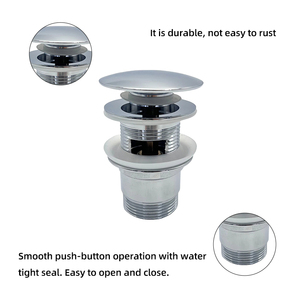 Ống nước phụ kiện phòng tắm Brass Pop Up chất thải cống lưu vực bồn rửa drainer cho rửa lưu vực chất thải - Product Image 2