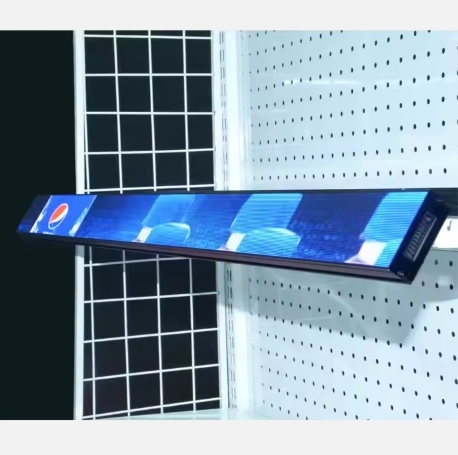 P1.25 GOB LED Indoor Shelf Screen Display Smart Easy Control Installation for   Supermarket Price Label Shopping Malls