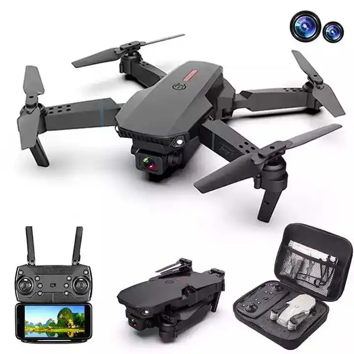 Top Sale Manufacture OEM/ODM Remote Control Toys Foldable Dron Mini E88 Drone Camera 4k Video Cheap Price for Beginners