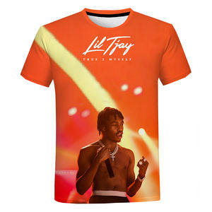 T-shirts imprimés Lil Tjay 2023 pour hommes, rappeur américain tendance, impression numérique 3D, t-shirt imprimé intégral, vêtements hip-hop, t-shirt - Product Image 6