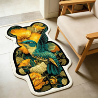 Tapis personnalisés Anime Bape, découpés sur mesure de forme irrégulière, avec motifs Ours, Jeu et Voiture, design moderne, pour chevet et autres surfaces.