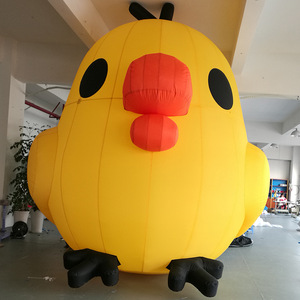 Cartoon Inflatable Chick Model 8-10 Ft Yellow For New Year'S <b>Decoration</b> Advertising Display - Product Image 3
