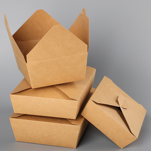 Salad paper box take out food containers take away for fruit paper box cake boxes sushi sandwich Hamburger Noodle disposable