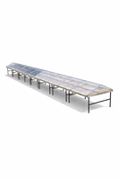 Lage prijzen zonne-droger Samagra C60 Hoge kwaliteit voedselveilige roestvrijstalen trays Geforceerde convectie 20kg/u capaciteit Opvouwbaar 64