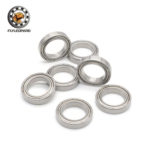 Rodamientos de Bolas de Acero Inoxidable Flyleopard S6803ZZ 17x26x5mm ZZ Sellados de Ranura Profunda para Ruedas en Forma de Lágrima - Product Image 2