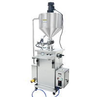 Machine de remplissage semi-automatique pneumatique YH pour pâte, crème, onguent et liquide cosmétique avec chauffage
