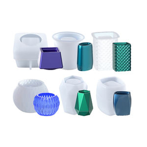 Diy Irregular Perfume Lotion <strong>Shampoo</strong> Storage Bottle <strong>Planter</strong> Candle Jar Resin Silicone Mold - Product Image 1