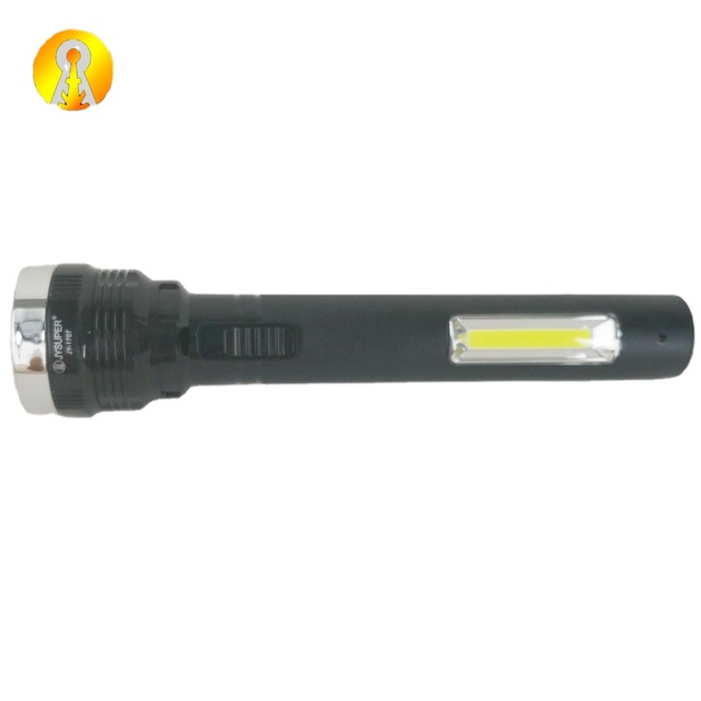 JY Super New Rechargeable LED Torch Light JY1707 Flashlight ABS Lamp Body