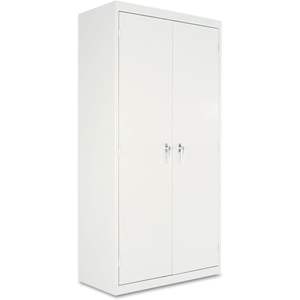 Gabinete de Almacenamiento Alera de 72 Pulgadas de Alto, Resistente, Soldado, 82107, Ensamblado, Gris Claro, con Cuatro Estantes Ajustables, 36 x 18 x 72 Pulgadas - Product Image 1