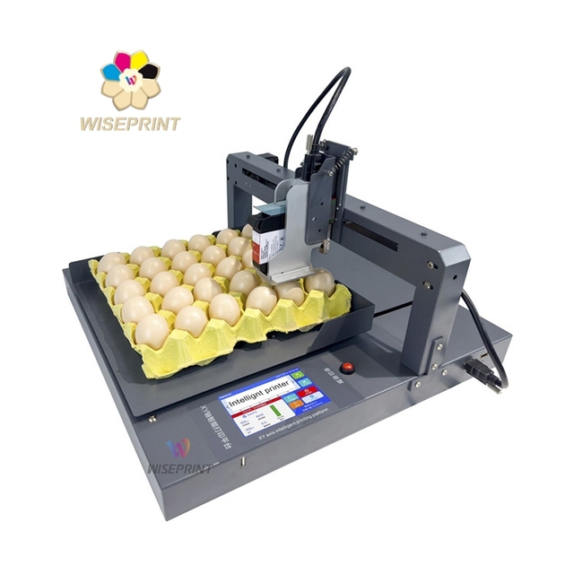 Wiseprint Food Packaging Eggs Industrial Marking Digital Inkjet Printer Coding Stamping Machine CM-WPEGG01 Egg Coding Machine
