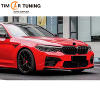 Pare-chocs avant de style M5 G30 pré-LCI avec kit de pare-chocs arrière pour BMW Série 5 G30 2018-2020, kit carrosserie de conversion de style M5