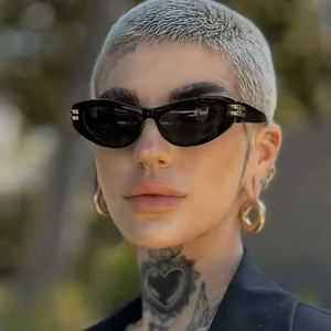 <span class=keywords><strong>Gafas</strong></span> <span class=keywords><strong>de</strong></span> Sol <span class=keywords><strong>de</strong></span> Moda 2026, Estilo Ojo <span class=keywords><strong>de</strong></span> <span class=keywords><strong>Gato</strong></span>, Marca para Mujer, Retro, Montura Pequeña, Sexy, Negras, Decorativas, <span class=keywords><strong>de</strong></span> Alta Calidad - Product Image 3