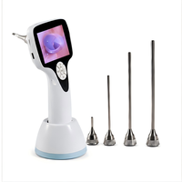 Otoscope vidéo pour examen vétérinaire des oreilles avec plusieurs tailles de sondes, système d'enregistrement HD, équipement de clinique vétérinaire