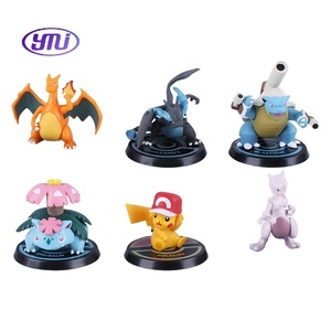 Offre Spéciale 6 pièces ensemble Pokemoned PVC Action Figure Pokemoned <span class=keywords><strong>Battle</strong></span> Posture Figure Pokemoned modèle - Product Image 1
