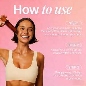 Custom Logo Jojoba Oil Nourishing <strong>Face</strong> <strong>Tanning</strong> Mist Spray Self <strong>Tanning</strong> Mist for <strong>Face</strong> and Body - Product Image 4