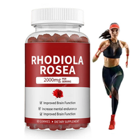 Gummies d'extrait de Rhodiola Rosea à marque privée VitaSpring – Compléments énergétiques OEM – Gummies de Rhodiola Rosea 500mg