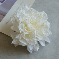 Fleur artificielle réaliste en velours de haute qualité, faite à la main, Dahlia Chrysanthème, pour décoration intérieure, mariage, fête à domicile