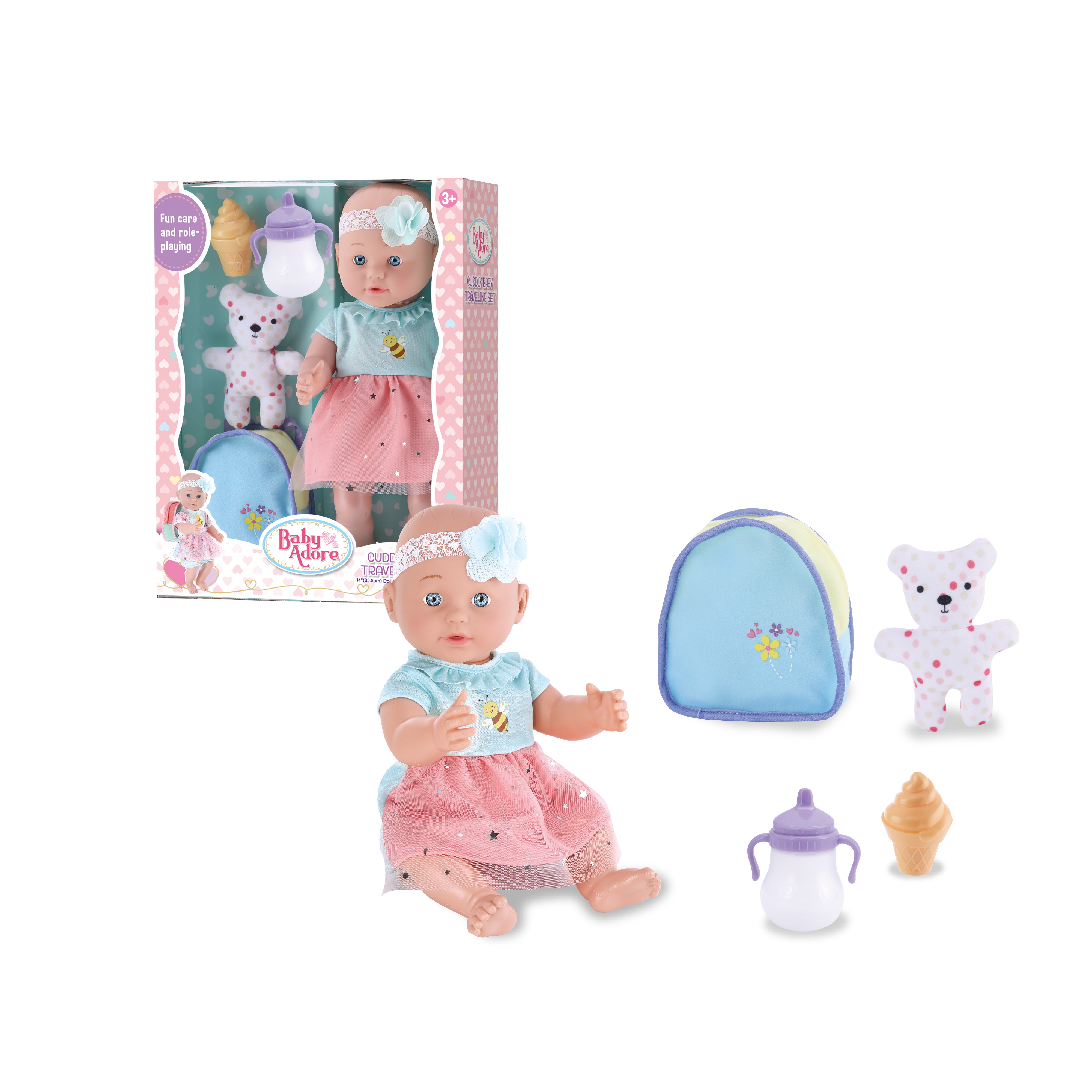 14 Inch Baby Dolls Sweet, Lifelike Toys for Kids