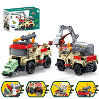 Traquez et attrapez le jouet de dinosaure de voiture de camion de jeu pour des enfants en gros