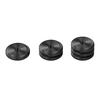Poids de tir à l'arc Matériau Acier inoxydable 304 Diamètre 30mm Couleur Noir Poids 1/2/3oz Filetage 5/16