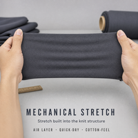 Tissu en tricot soyeux lisse et liquide extensible dans les 4 sens pour vêtements de sport décontractés et vêtements