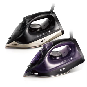 Fer à vapeur électrique multicolore professionnel avec plaque en céramique pour un repassage en douceur des vêtements - Product Image 1