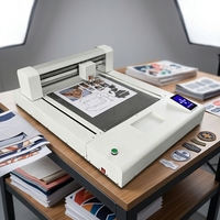 Máquina de Corte con Cuchilla Oscilante para Plotter de Cama Plana, Cortadora para Acabado de Impresión Digital, para Película Autoadhesiva de PET, PVC y Vinilo
