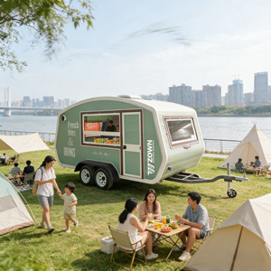 Energy Saving Food Cart Reasonable Layout, Cost Effective Choice for <b>Small</b> Scale Vendors - Product Image 1